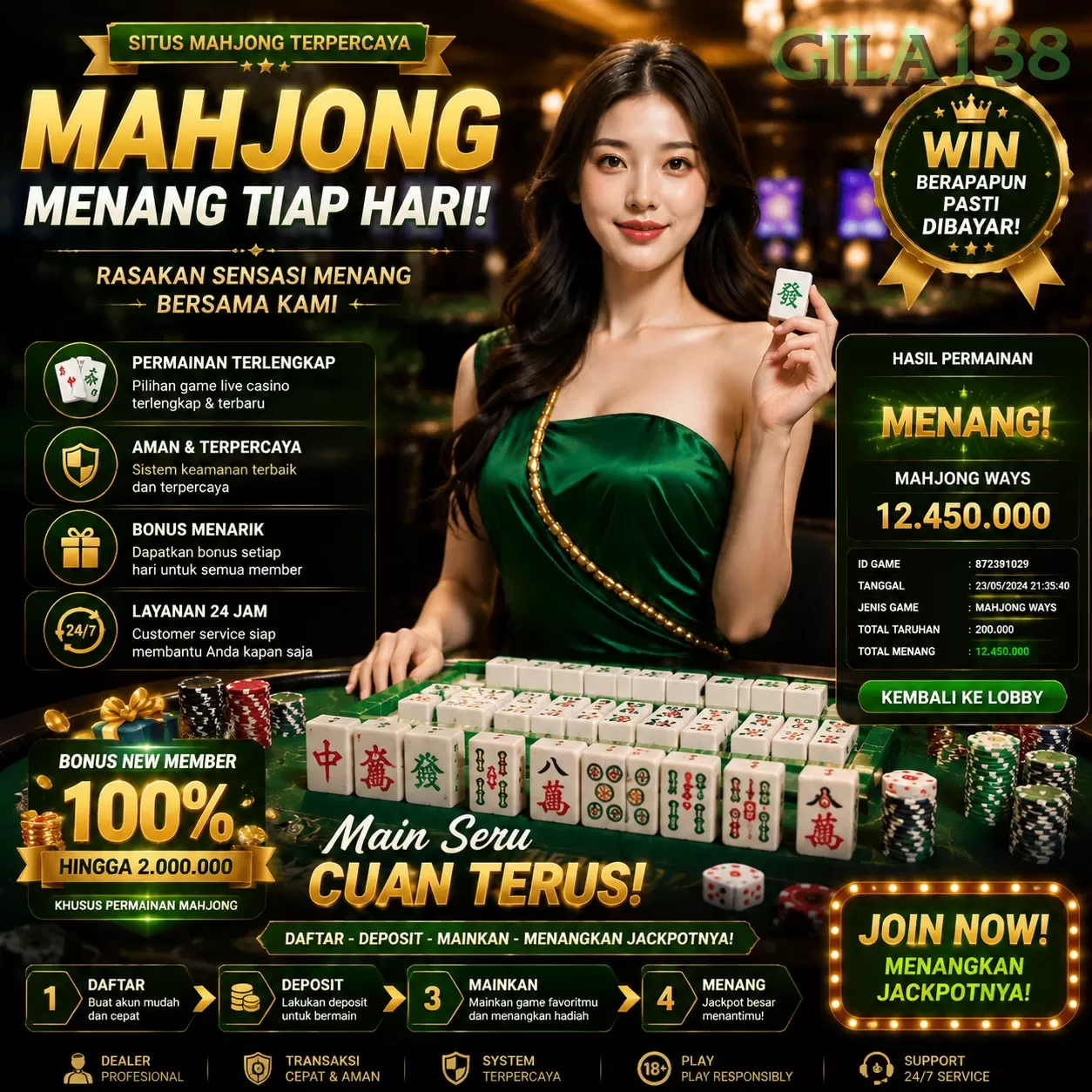 Login gila138 Sekarang Bonus Melimpah